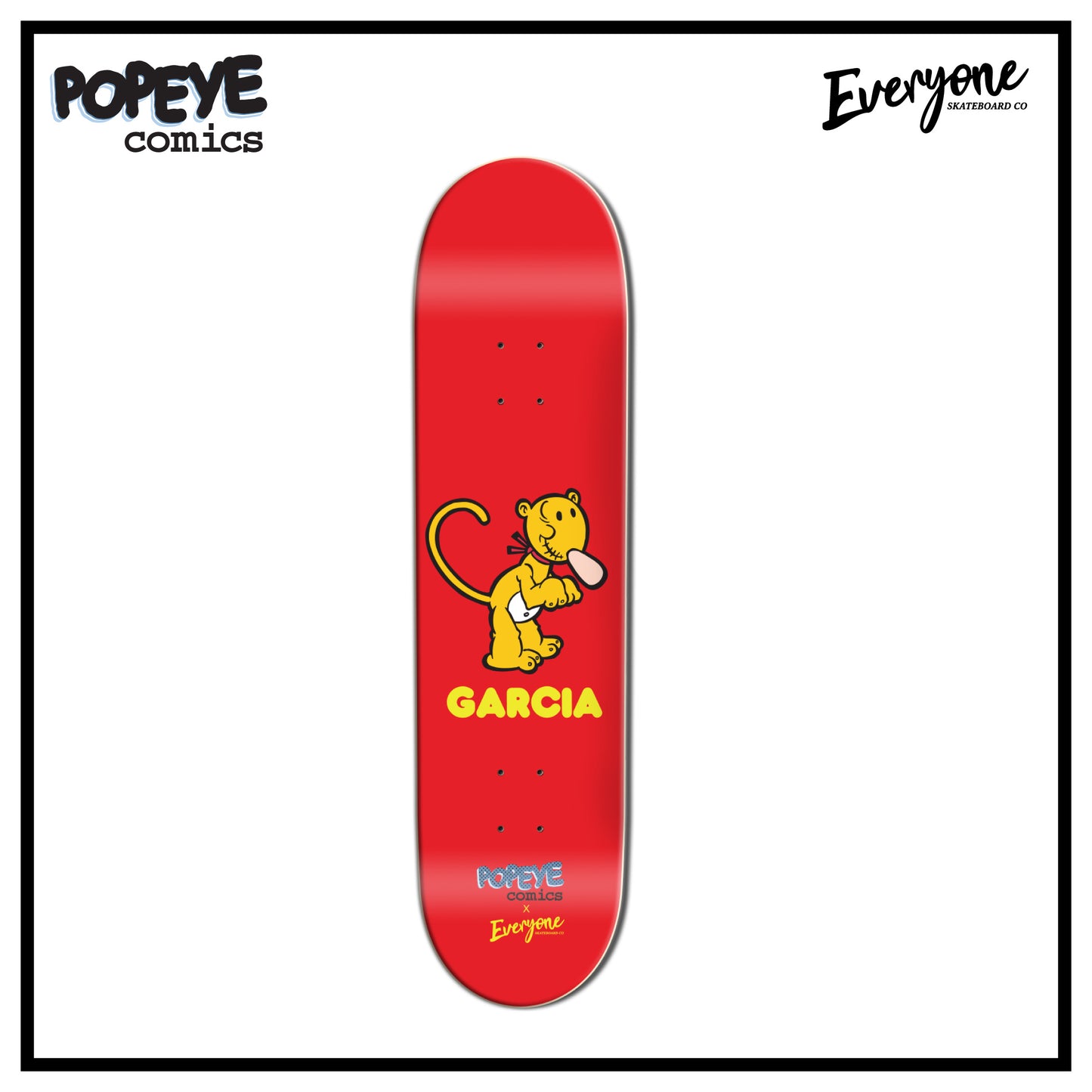 Everyone x Popeye Comics Al Garcia ""Jeep" pro model