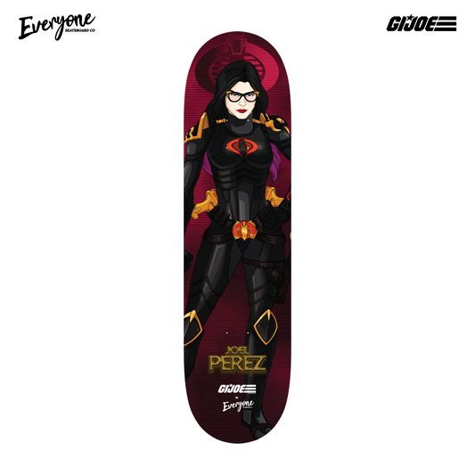 JOEL PEREZ BARONESS GI JOE X &nbsp;X EVERYONE SKATE LENTICULAR DECK