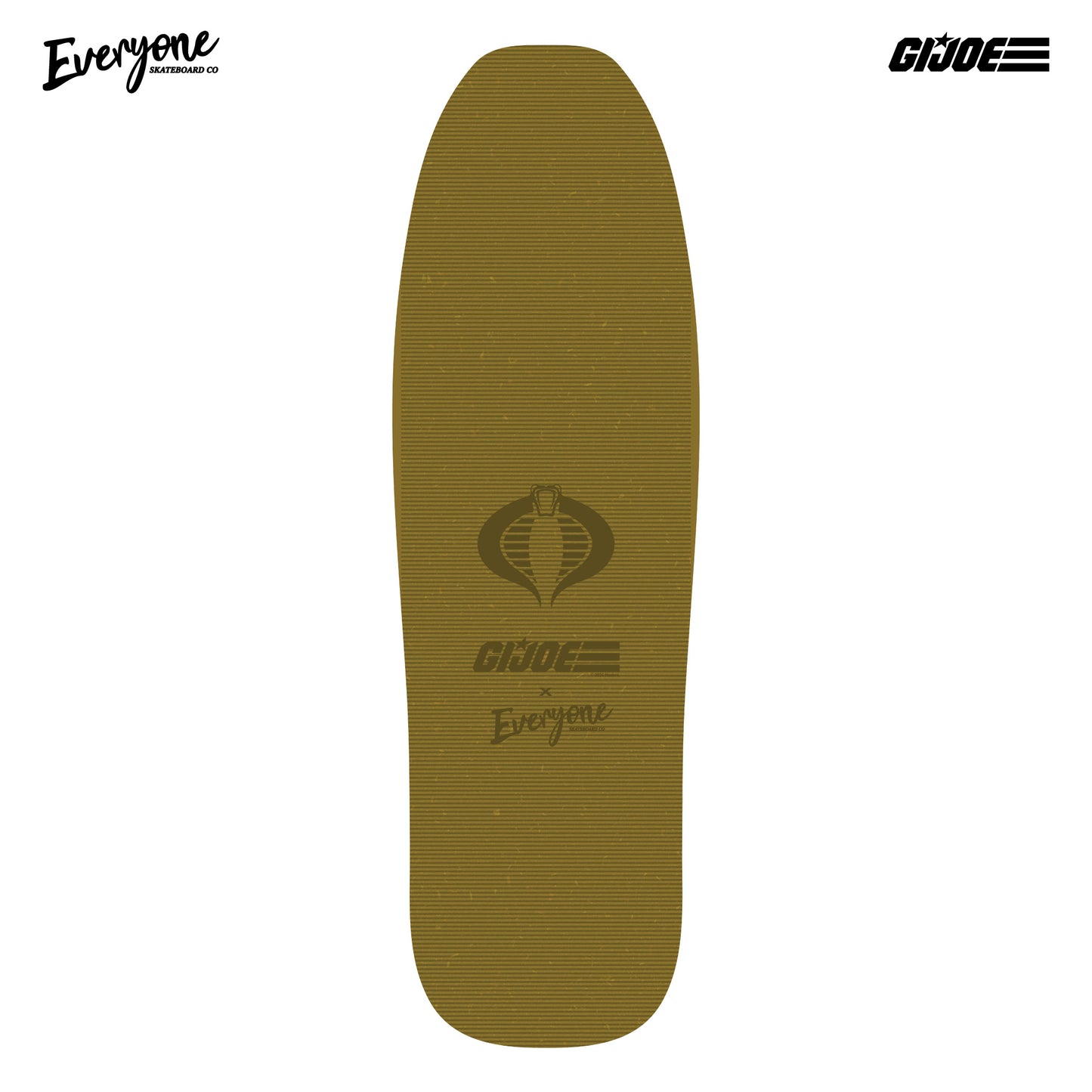 GOLD COBRA NINJAS LIMITED EDITION LENTICULAR POOL SHAPE DECK