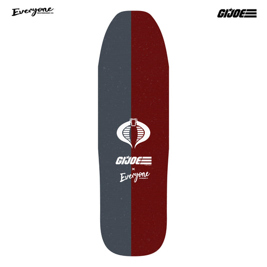 COBRA NINJAS GI JOE X EVERYONE SKATEBOARD CO LENTICULAR POOL SHAPED BOARD