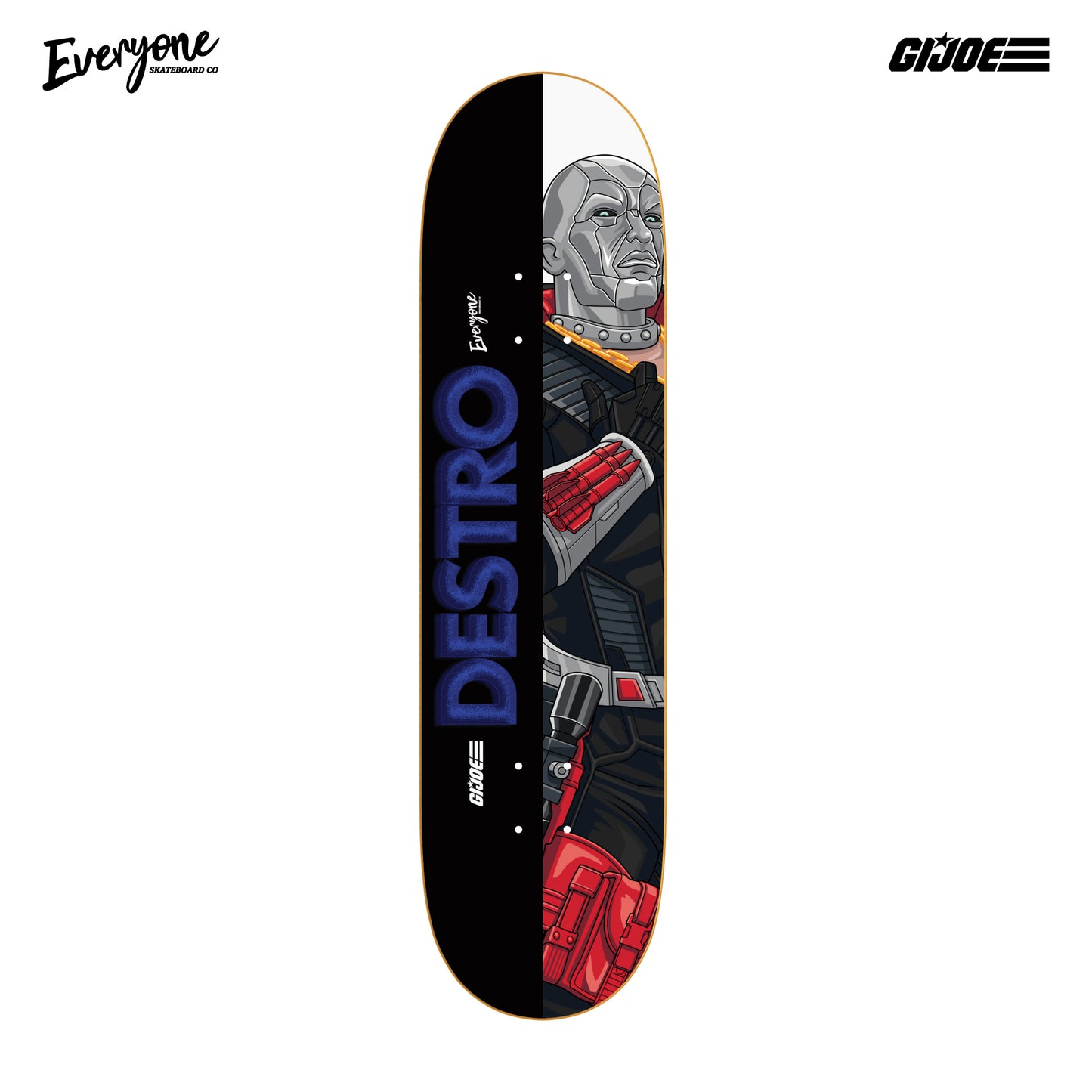 FABIAN ALOMAR DESTRO GI X EVERYONE SKATEBOARD CO LENTICULAR DECK